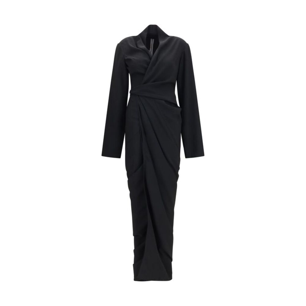 Rick Owens Women Wrap Draped Long Dress